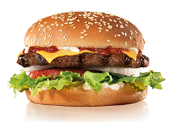 famous start cheese burger