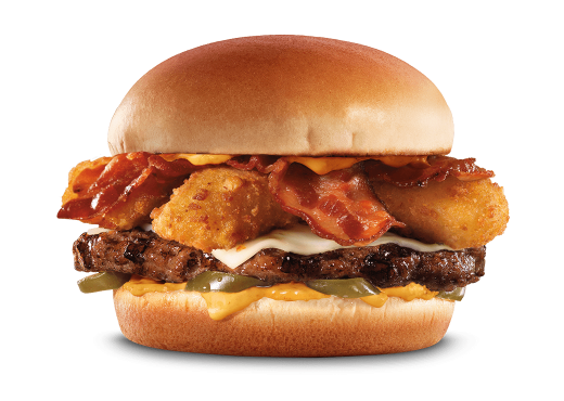 el diablo big angus bacon and jalapeno popper burger