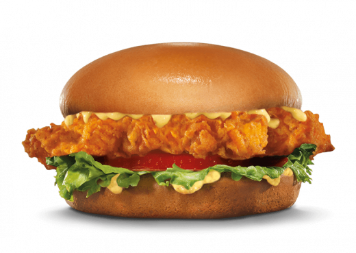 honey mustard crispy chicken sandwich