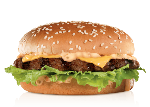 the carl cheese burger