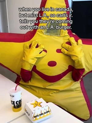 SHOW ME THE L.A. BURGER, PLZ #carlsjr #carlsjrcanada #westerncanada #fastfood #britishcolumbia...